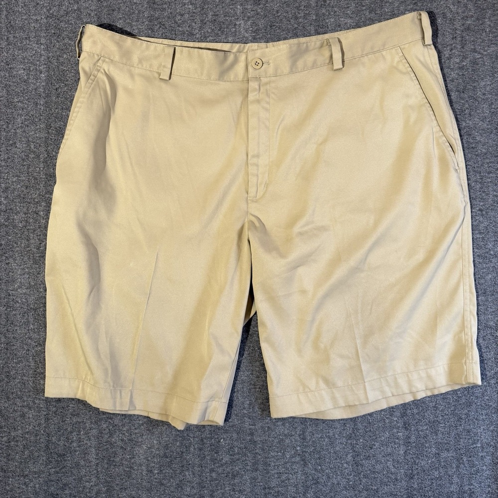 Nike Golf Dri-FIT Standard Fit Khaki Shorts Mens Stretch Performance Size 40